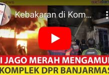 VIDEO Kebakaran Komplek DPR Banjarmasin