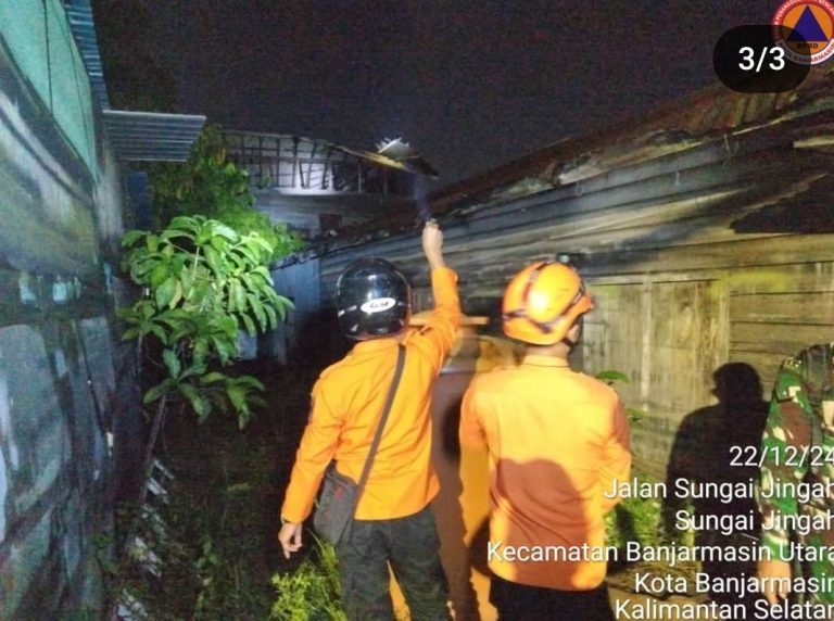 Data Rumah Roboh di Sungai Jingah Banjarmasin
