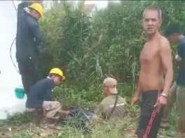 BUKAN TERSETRUM LISTRIK, Seorang Pria Meninggal Dunia Diduga Terjatuh di Kompleks Kota Asman Graha