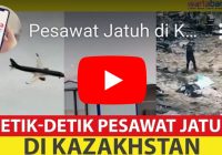 VIDEO Pesawat Azerbaijan Airlines Jatuh