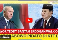 VIDEO - Mayor Teddy Bantah Erdogan Walk Out saat Prabowo Pidato di KTT D-8