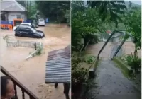 Banjir Bandang di Maros, Tiga Jembatan Gantung dan Rumah Terseret Arus
