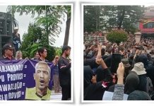 Terkait Pilkada 2024, Ratusan Warga Berdemo di DPRD Banjarbaru, Kapolres: Jangan Terpancing Aksi Provokatif