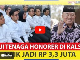 VIDEO - Gaji Honorer Tahun 2025 Bakal Naik, H Muhidin Janjikan Rp3,3 Juta per Bulan