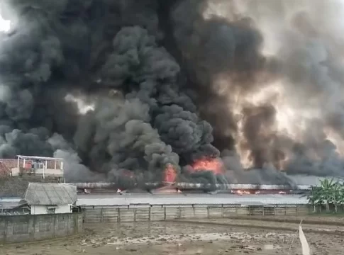 Pabrik Garmen Terbakar Hebat, Pakaian Siap Ekspor Ludes