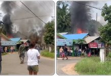 Kebakaran Hanguskan Rumah di Bangun Sari Tabalong, Warga Panik Selamatkan Barang Berharga