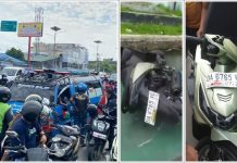 Kecelakaan di Fly Over Jalan A Yani KM 3,5, Dua Pria Jadi Korban, Satu Alami Cedera Kepala