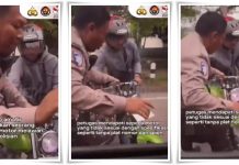 VIRAL Pengendara Motor Tabrak Polisi di Trenggalek, Motor Knalpot Brong Disita