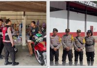 Polres Balangan All Out Jaga Keamanan Pasca Pilkada, Patroli Keliling Kota hingga ke Gudang Logistik KPU