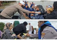 Polisi Polairud Banjarmasin Bagikan 1000 Paket Makanan Gratis untuk Jamaah Haul Habib Basirih, Ini Tujuannya
