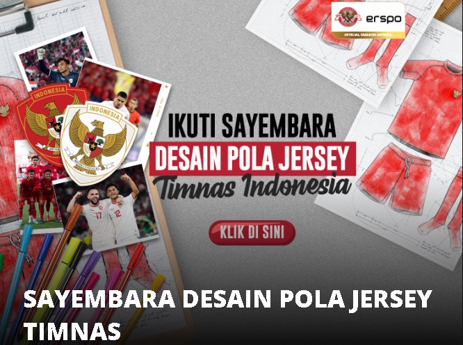 PSSI Gelar Sayembara Desain Jersey Baru Timnas Indonesia, Hadiahnya Nonton Tim Garuda Setahun