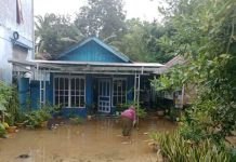Sungai Awayan Meluap, Lima Desa di Kabupaten Balangan Terdampak Banjir