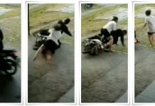 VIRAL! Aksi Nekat Ibu Rumah Tangga di Medan, Terjang Pencuri Motor hingga Lari Terbirit-Birit