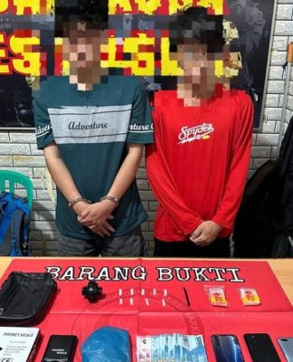 Dua Pengedar Sabu Dibekuk Polres Paser di Tanah Grogot