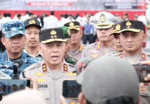 Kapolda Kalsel Irjen Pol Rosyanto Yudha Hermawan SIK memberikan keterangan pers. (wartabanjar.com - Ist. Humas)