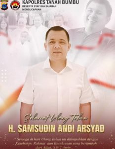 Polres Tanah Bumbu ucapkan HUT Haji Isam