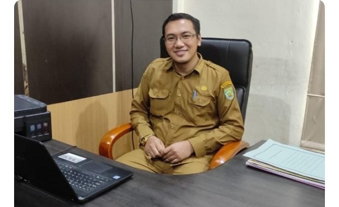 Slametno, Kabid Pembinaan Pelatihan Kerja Produktivitas dan Hubungan Industrial Dinas Koperasi UKM dan Naker Kabupaten Balangan. (wartabanjar.com - Alfi)