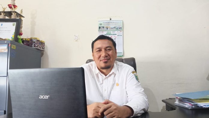 Slametno, Kabid Pembinaan Pelatihan Kerja Produktivitas dan Hubungan Industrial Dinas Koperasi UKM dan Naker Kabupuaten Balangan. (wartabanjar.com - Alfi)