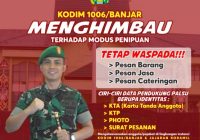 Kodim 1006/Banjar Ingatkan Pengusaha Katering Martapura dan Banjarbaru Tak Tertipu Kerja Sama Program Makan Bergizi Gratis