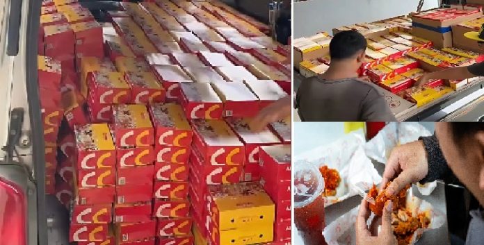 Sebanyak 11 ribu box Chicken Crush disiapkan untuk jemaah haul ke-20 Guru Sekumpul. (wartabanjar.com - Istimewa)