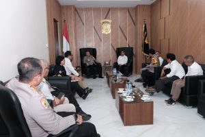 PWI Kalsel audensi dengan Kapolda Kalsel terkait persiapan pelaksanaan HPN 2025. (wartabanjar.com - Ist. Humas PWI Kalsel)