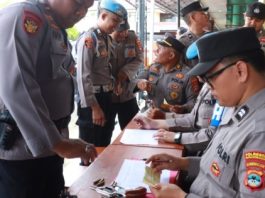 Pastikan Personel Gunakan Senpi Berhati-hati, Kapolresta Banjarmasin Lakukan Ini