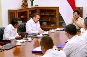 Presiden Prabowo Subianto memanggil Jaksa Agung, Burhanuddin ST, dan jajarannya. (wartabanjar.com - Ist. Setkab)