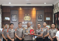 Kapolres Tanah Laut Terima Kunjungan Tujuh Mahasiswa STIK-PTIK