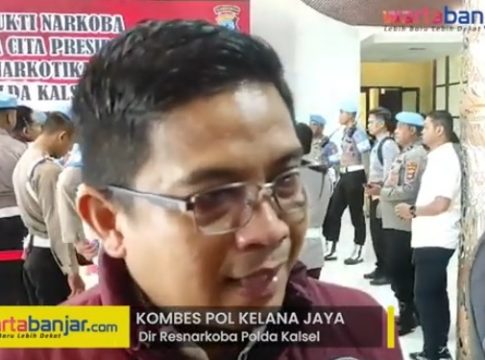VIDEO - Polda Kalsel Musnahkan 65.524 Gram Sabu, 12.171 Pil Ekstasi dan 576 Gram Serbuk Ekstasi