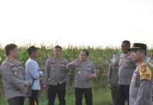 Tim Itwasum Polri Monitoring dan Evaluasi Ketahanan Pangan di Wilayah Polres Tanah Laut