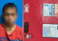 Pengedar Sabu Ditangkap Satres Narkoba di Jalan Anggur Palangka Raya