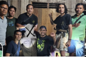 Tersangka pembunuhan di Pasar Tanjung ditangkap Polres Tabalong. (wartabanjar.com - Ist. Humas Polres Tabalong)