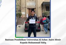 UPZ Bank Kalsel Bantu Pendidikan Mahasiswa Al Azhar Asal Batola