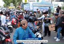 Bank Kalsel Bersama Pemko Banjarmasin Dirikan Posko untuk Jemaah Sekumpul