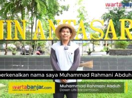 VIDEO Petugas Kebersihan UIN Antasari Banjarmasin Juga Berprofesi Dosen