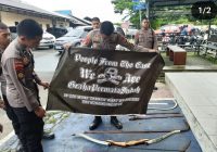 Dit Samapta Polda Kalsel Amankan Gengster di Bundaran Simpang Empat