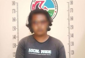 Tersangka penerima paket ganja ditangkap Satresnarkoba Polresta Samarinda. (wartabanjar.com - Ist. Polda Kaltim)