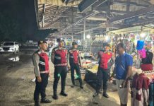 Malam-malam, Sat Samapta Polres Tanah Laut Gelar KRYD untuk Terciptanya Harkamtibmas
