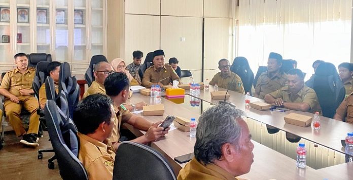 BPBD Kabupaten Tanah Bumbu menggelar rakor calon relawan bencana sebagai tindak lanjut atas usulan pihak kecamatan. (wartabanjar.com - Istimewa)