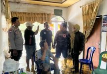Tim Gabungan Pantau Kesehatan Korban Banjir di Pemurus Dalam, Kunjungi Warga Stroke