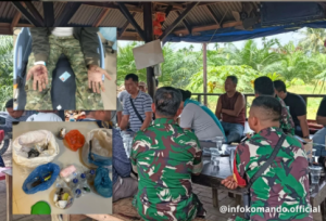 Bentrok kelompok pemuda dengan TNI di Deli Serdag, Sumut, ditemukan sejumah bong. (wartabanjar.com - Ist. @infokomando.official)