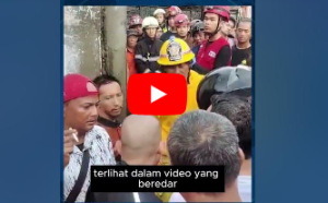 Video kebakaran Jalan Sulawesi. (Youtube Warta Banjar)