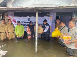 477 KK Korban Banjir di Kecamatan Kelumpang Dapat Bantuan Pemprov Kalsel