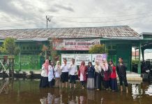 Banjir Kepung SDN Semangat Dalam 5, 277 Siswa Terpaksa Belajar Daring