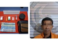 Kai Karamba Dibekuk Sat Resnarkoba Polres HSU di Desa Hambuku Hulu Bersama Sejumlah Barang Bukti Narkoba