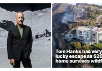 Rumah Mewah Tom Hanks di Atas Bukit Pacific Palisades LA Selamat dari Kobaran Api