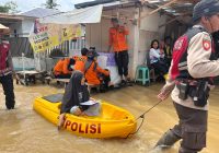 Banjir Kalsel Mulai Surut, Jumlah Bangunan, KK dan Jiwa Terdampak Juga Menurun