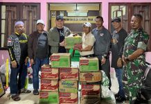Baru dari Jakarta untuk Persiapan Pelantikan, Bupati Terpilih Tanah Laut Haji Rahmat Langsung Salurkan Bantuan ke Sejumlah Posko Banjir