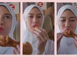 Di Sela Umrah, Dian Sastro Sempatkan Waktu Kulineran Makanan Arab