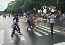 Hujan, Satlantas Polres Banjarbaru Tetap Laksanakan Ploting Pagi